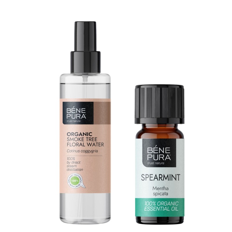 Bio Χρυσόξυλο Λουλουδάτο νερό και Bio Δυόσμος Αιθέριο έλαιο - GMC