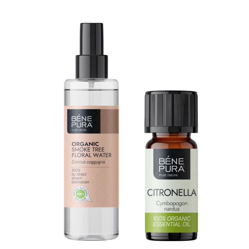 Bio Χρυσόξυλο Λουλουδάτο νερό και Bio Σιτρονέλα Αιθέριο έλαιο - Σύγκριση Προϊόντων