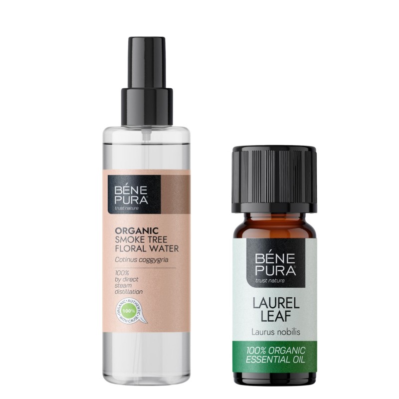 Bio Χρυσόξυλο Λουλουδάτο νερό και Bio Δάφνης Αιθέριο έλαιο - GMC