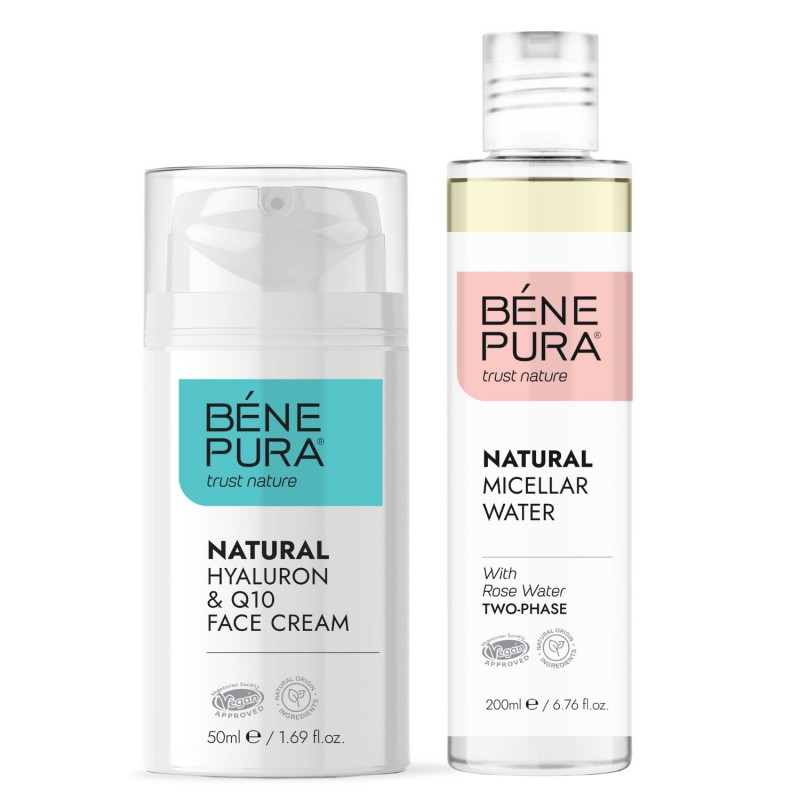 Διφασικό  Μικκυλιακό Νερό και Υαλουρόν & Q10 Κρέμα Προσώπου - GMC