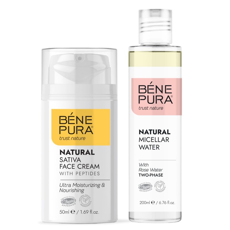 Διφασικό  Μικκυλιακό Νερό και Ενυδατική Κρέμα Προσώπου - GMC