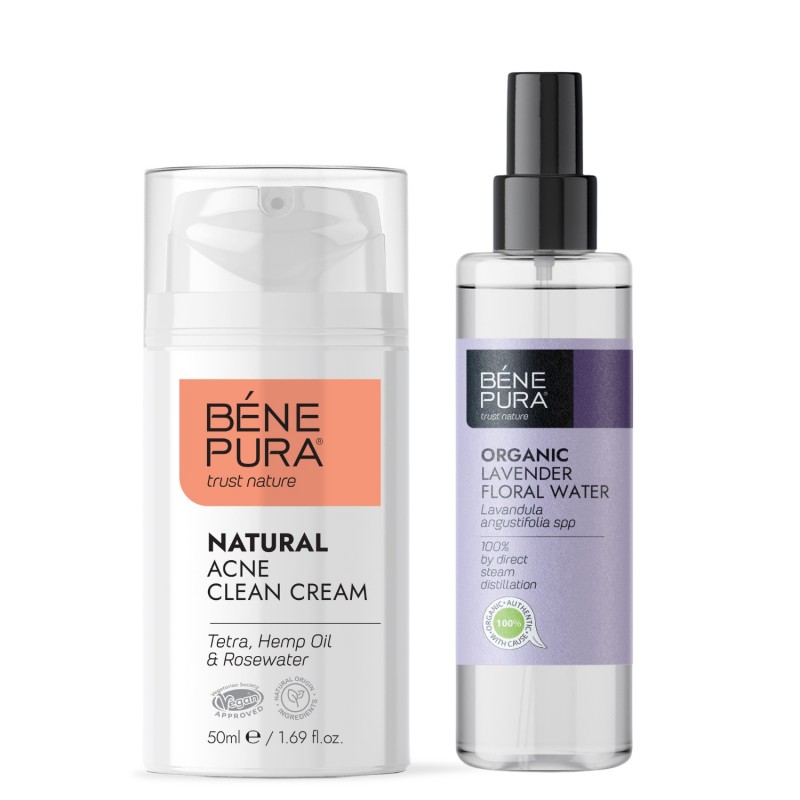 Κρέμα προσώπου κατά της ακμής και Bio Λεβάντα Λουλουδάτο νερό - Σύγκριση Προϊόντων