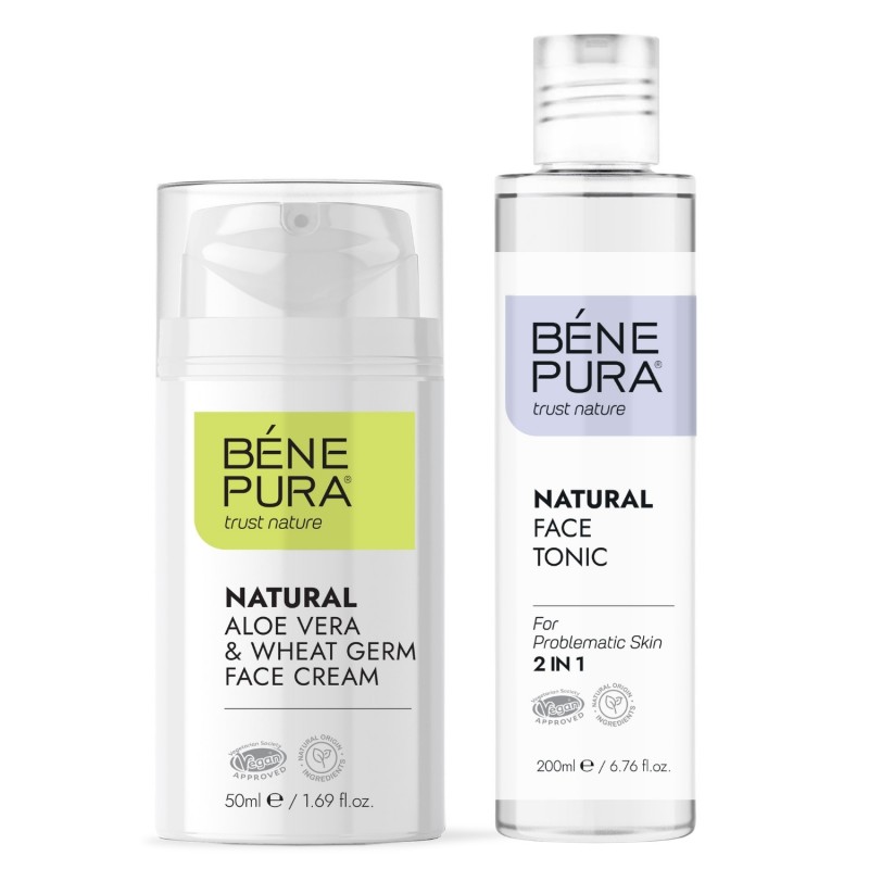 Τονωτικό Προσώπου για Προβληματικό Δέρμα και Κρέμα Προσώπου Αλόη Βέρα - GMC