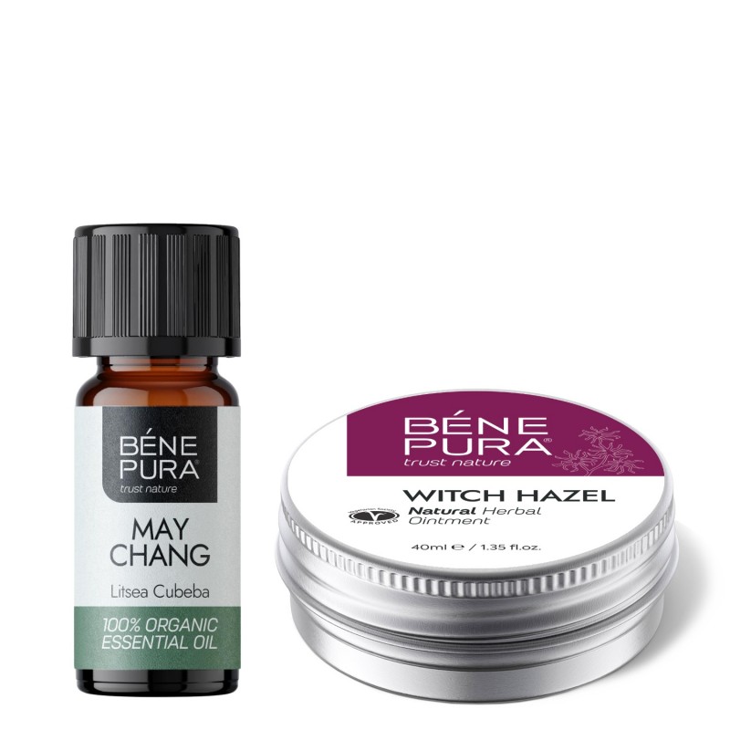 Αιμορροΐδεσ Αλοιφή με Αμαμελίδα και Bio Litsea Cubeba Αιθέριο έλαιο - GMC