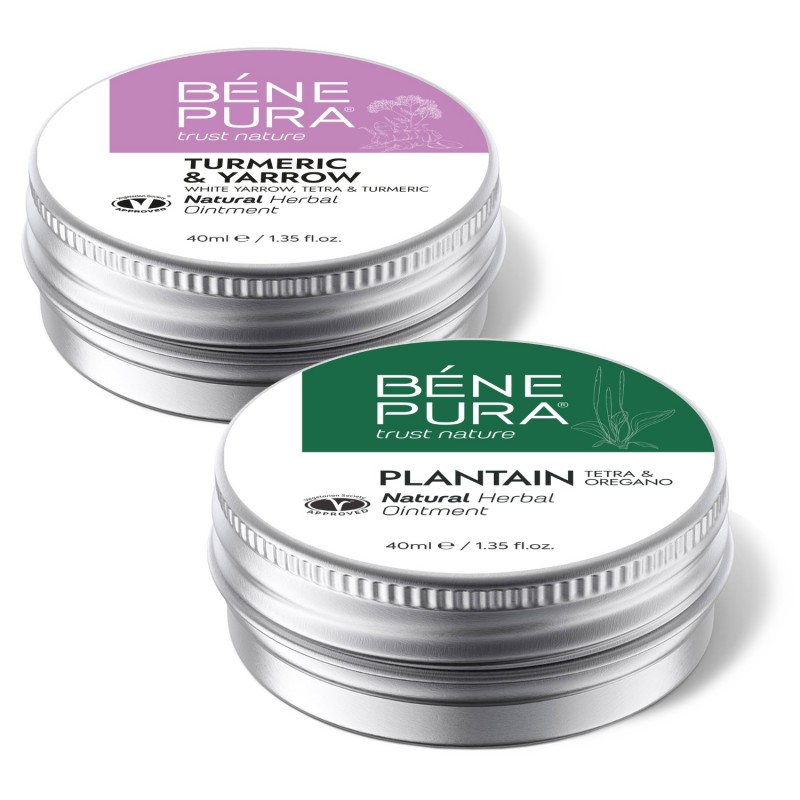 Αιμορροΐδεσ Αλοιφή με Αχιλλέα, Τετρά και Κουρκουμά και Αλοιφή για κνησμό με Πεντάνευρο - GMC