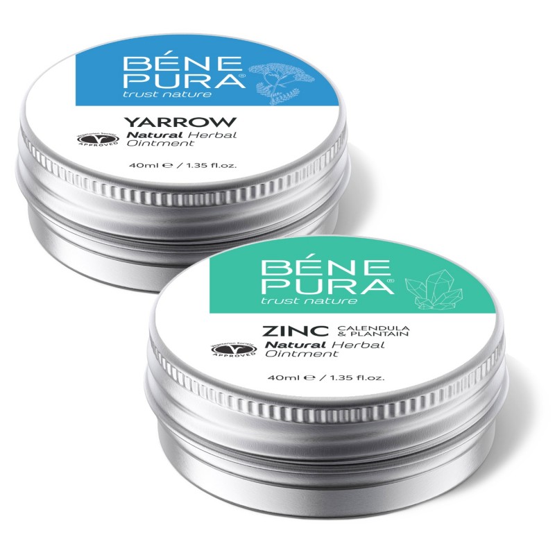 Αιμορροΐδεσ Αλοιφή με Αχιλλέα και Αλοιφή για κνησμό με Οξείδιο Του Ψευδαργύρου - GMC