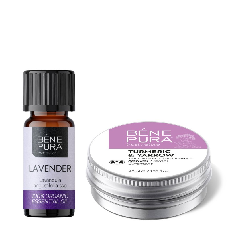 Αιμορροΐδεσ Αλοιφή με Αχιλλέα, Τετρά και Κουρκουμά και Bio Λεβάντα Αιθέριο έλαιο - GMC
