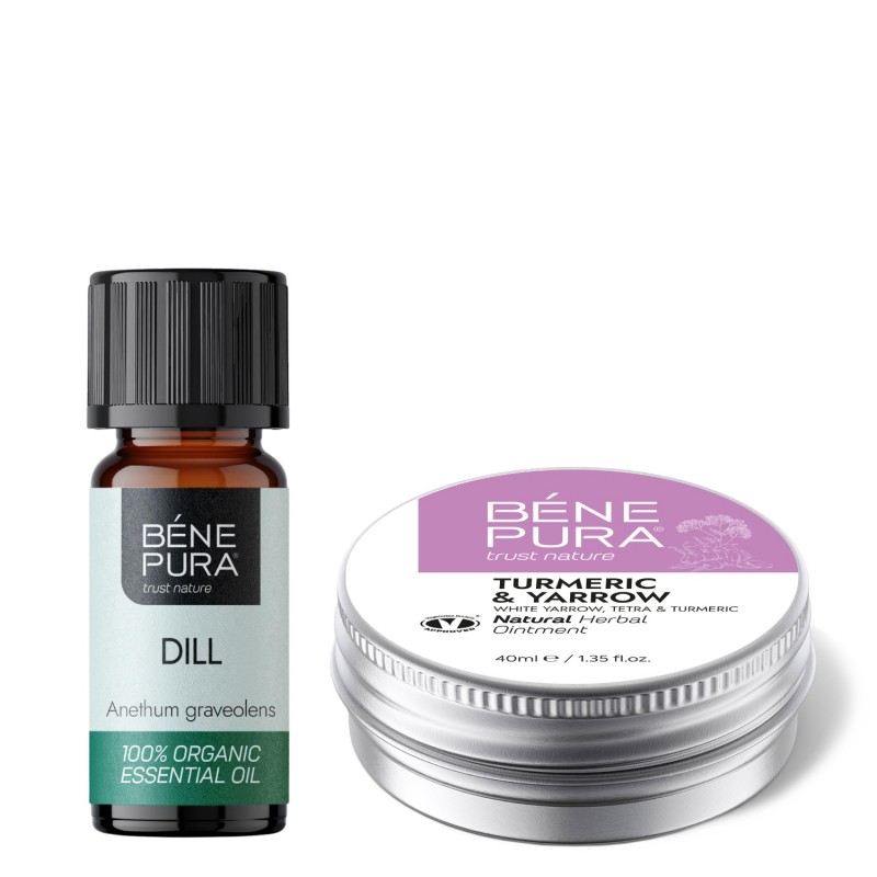 Αιμορροΐδεσ Αλοιφή με Αχιλλέα, Τετρά και Κουρκουμά και Bio Ανηθο Αιθέριο έλαιο - GMC