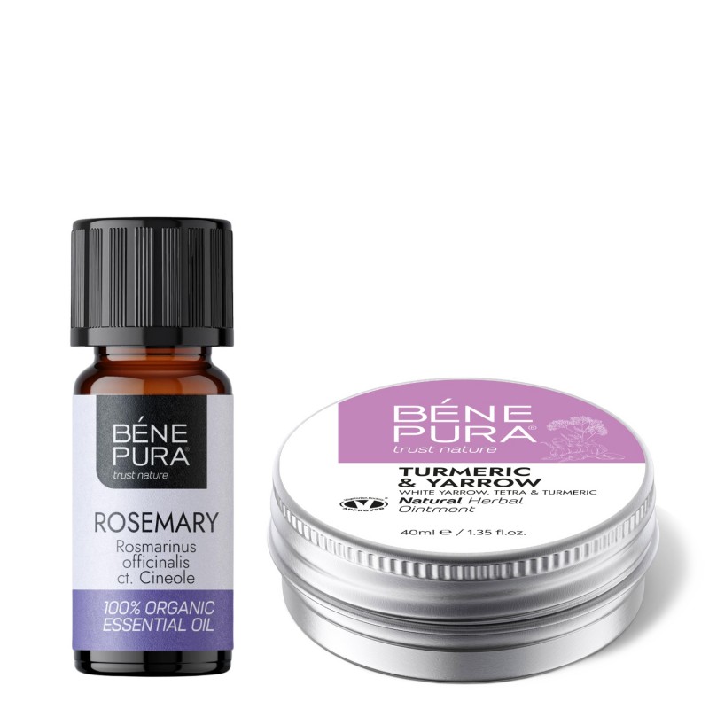 Αιμορροΐδεσ Αλοιφή με Αχιλλέα, Τετρά και Κουρκουμά και Bio Δενδρολίβανο Κινεόλης Αιθέριο έλαιο - GMC
