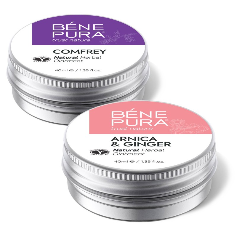 Αλοιφή για Μυϊκούς Πόνους με Σύμφυτο και Αλοιφές για Μώλωπες με Arnica και Τζίντζερ - GMC