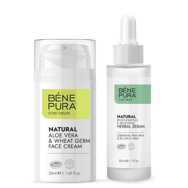 Αναπλαστικός ορός προσώπου και Κρέμα Προσώπου Αλόη Βέρα - GMC