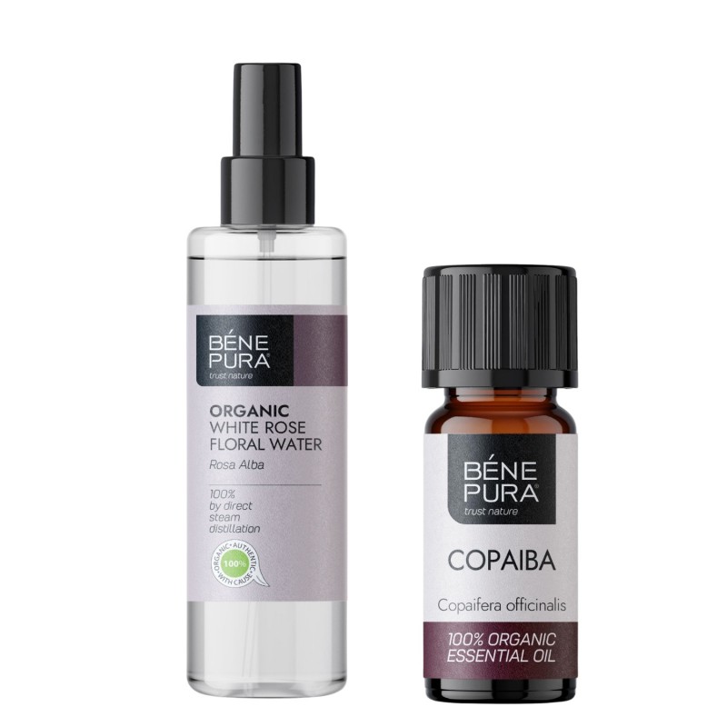 Bio Rosa Alba Ροδόνερο και Bio Copaiba Αιθέριο έλαιο - 