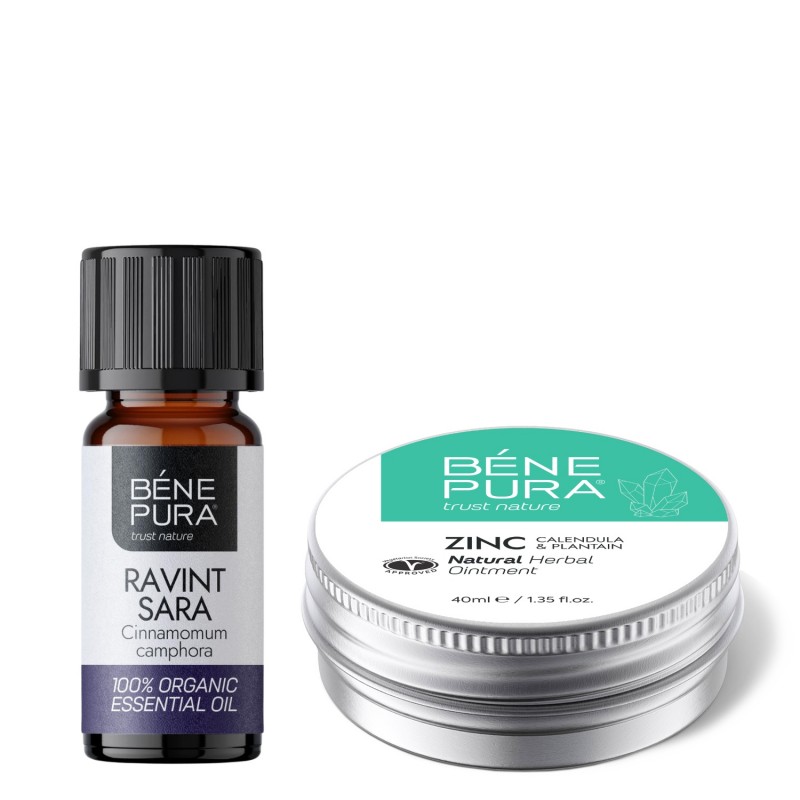 Αλοιφή για κνησμό με Οξείδιο Του Ψευδαργύρου και Bio Ραβιντσαρά Αιθέριο έλαιο - GMC