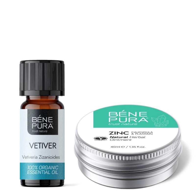 Αλοιφή για κνησμό με Οξείδιο Του Ψευδαργύρου και Bio Βέτιβερ Αιθέριο έλαιο - GMC