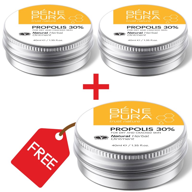 3x Αλοιφή για κνησμό με 30% Πρόπολη - 40 ml - Sets