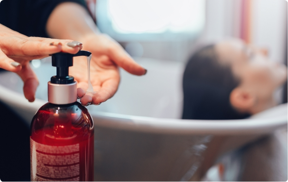 Ως πρόσθετο σε σαμπουάν ή μαλακτικό