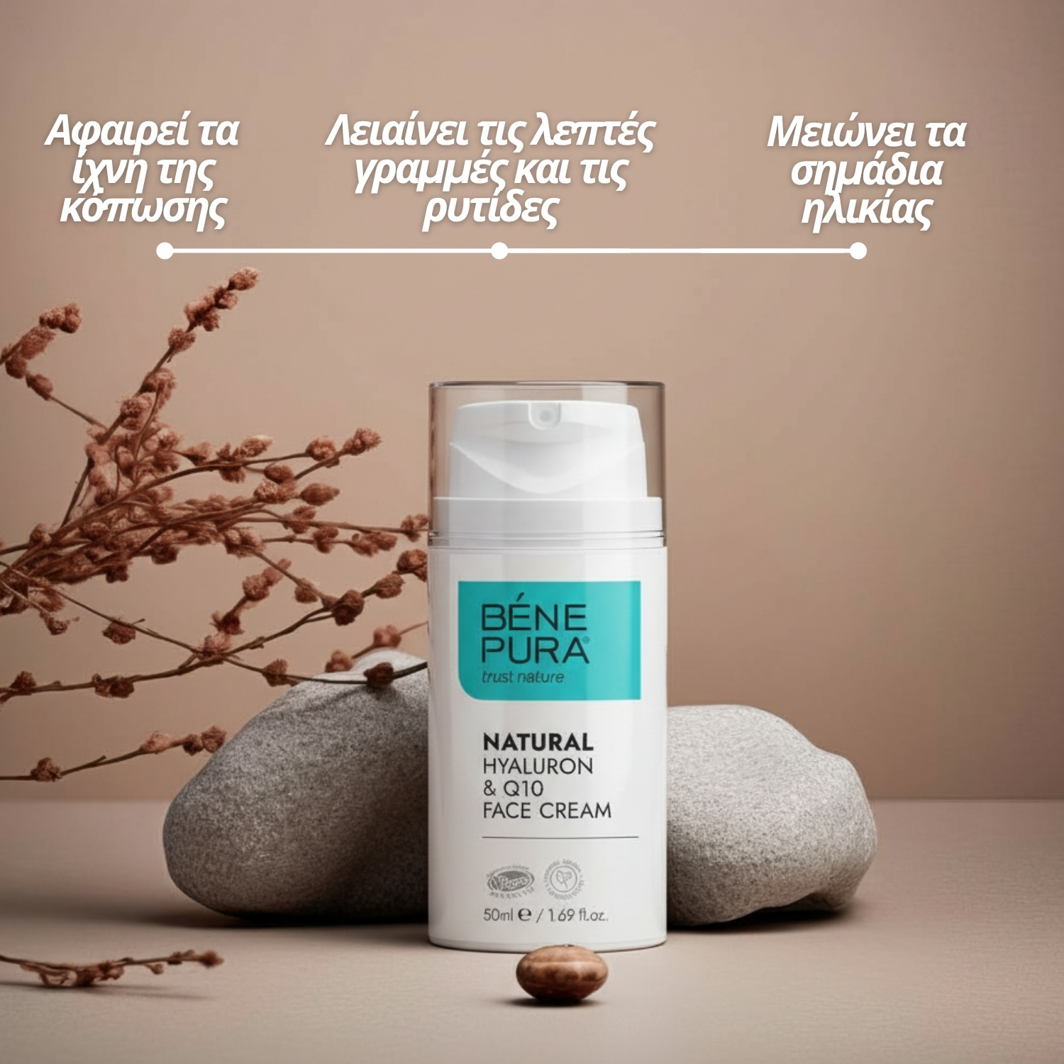 Υαλουρόν & Q10 Κρέμα Προσώπου - 50ml